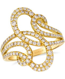 �� ���@�� ���f�B�[�X �A�N�Z�T���[ �����O Le Vianude Diamond (0.89 ct.w.) Ring in 14k Honeyellow Gold �C�G���[