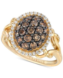 �� ���@�� ���f�B�[�X �A�N�Z�T���[ �����O Le Vian Chocolatier Diamond Clustering (1 ct.w.) in 14k Yellow Gold �C�G���[