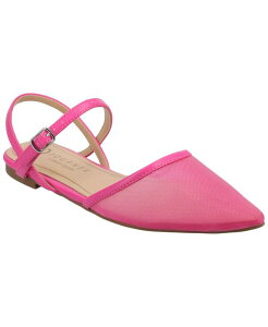 �W�����l �R���N�V���� ���f�B�[�X �V���[�Y �p���v�X Journee Collection Women's Martine Strappy Pointed Toe Flats Hot Pink M �s���N