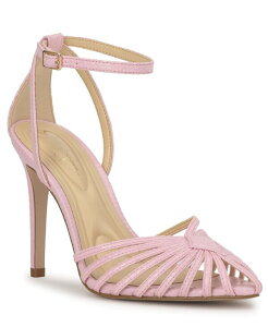 �W�F�V�J�V���v�\�� ���f�B�[�X �V���[�Y �p���v�X Jessica Simpson Women's Paveri Huarache Strappy Stiletto Pumps Pink Sugar Snake �s���N