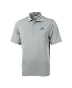 �J�b�^�[�A���h�o�b�N �����Y �g�b�v�X �|���V���c Cutter & Buck Men's Gray Detroit Lions Virtueco Pique Polo Gray �O���[