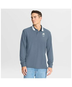 �t�@�i�e�B�N�X �����Y �g�b�v�X �|���V���c Fanatics Men's Blue Milano Cortina 2026 Winter Olympics Tipped Long Sleeve Polo Shirt Blue �u���[