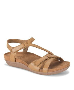 �x�A�g���b�v�X ���f�B�[�X �V���[�Y �T���_�� �A�V�����g���[ Baretraps Women's Jaxen Asymmetrical Flat Sandals Caramel