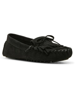 �A���N���C�� ���f�B�[�X �V���[�Y �X���b�|���E���[�t�@�[ Anne Klein Women's Cali Kiltie Driver Loafers Black Suede �u���b�N