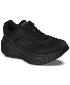 �X�P�b�`���[�Y ���f�B�[�X �V���[�Y �X�j�[�J�[ Skechers Women's Work Slip-Resistant Max Cushioning Endeavour Casual Wide Width Sneakers from Finish Line Black �u���b�N