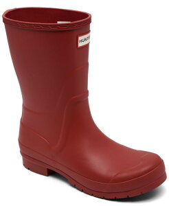 �n���^�[ ���f�B�[�X �V���[�Y �X�j�[�J�[ �g�[�� �u�[�c Hunter Women's Liberty Tall Waterproof Rain Boots from Finish Line Medium Red ���b�h