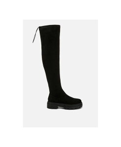 �����h�����O ���f�B�[�X �V���[�Y �u�[�c�E���C���u�[�c London Rag babette drawstring detail over the knee boots Black �u���b�N