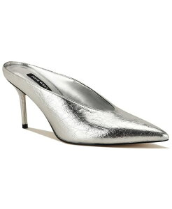 �i�C���E�F�X�g ���f�B�[�X �V���[�Y �X���b�|���E���[�t�@�[ Nine West Women's Verra Slip-On Stiletto Mule Pumpsilver �V���o�[