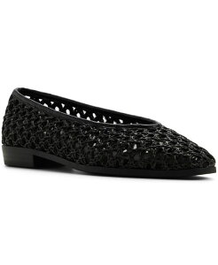 �A���h ���f�B�[�X �V���[�Y �X���b�|���E���[�t�@�[ ALDO Women's Rafaella Slip-On Flats Black Smooth �u���b�N