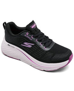 �X�P�b�`���[�Y ���f�B�[�X �V���[�Y �X�j�[�J�[ Skechers Women's Max Cushioning Elite 2.0 - Bridgeport Athletic Running Sneakers from Finish Line Black Pink �u���b�N