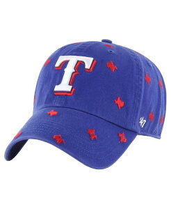 �y���������z 47�u�����h ���f�B�[�X �X�q �A�N�Z�T���[ Women's Royal Texas Rangers Confetti Clean Up Adjustable Hat Royal