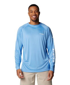 �y���������z �R�����r�A �����Y �V���c �g�b�v�X Men's Terminal Tackle UPF 50 Quick Dry Shirt Sky Blue