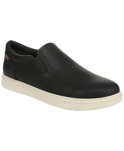 �y���������z �h�N�^�[�E�V���[�� �����Y �X���b�|���E���[�t�@�[ �V���[�Y Men's City Cloud Slip-On Shoes Black Faux Leather