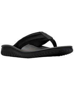 �y���������z �N���[�N�X �����Y �X���b�|���E���[�t�@�[ �V���[�Y Collection Men's Wesley Slip-On Surf Sandals Black Leather