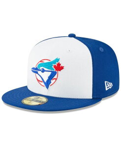 �y���������z �j���[�G�� �����Y �X�q �A�N�Z�T���[ Men's White Toronto Blue Jays Cooperstown Collection Wool 59FIFTY Fitted Hat White