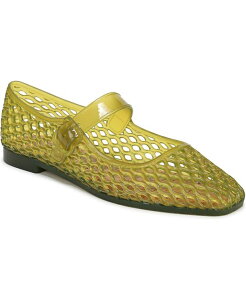 �y���������z �T���G�f���}�� ���f�B�[�X �p���v�X �V���[�Y Women's Michaela Jelly Mary Jane Flats Green Limon