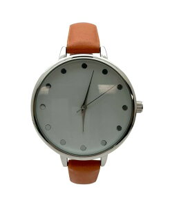 �y���������z �I���r�A�v���b�g ���f�B�[�X �r���v �A�N�Z�T���[ Solid Vibrant Color Everyday Faux Leather Women Watch Orange Orange