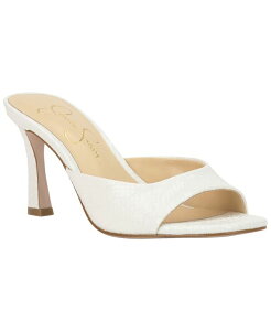 �y���������z �W�F�V�J�V���v�\�� ���f�B�[�X �X���b�|���E���[�t�@�[ �V���[�Y Women's Cennet Stiletto Slip-On Mule Sandals Bright White Snake