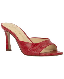�y���������z �W�F�V�J�V���v�\�� ���f�B�[�X �X���b�|���E���[�t�@�[ �V���[�Y Women's Cennet Stiletto Slip-On Mule Sandals Red Muse Gator