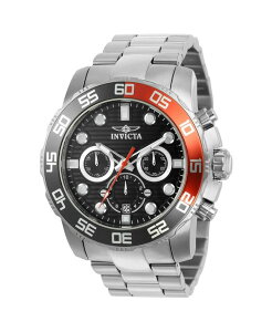 �y���������z �C���r�N�^ �����Y �r���v �A�N�Z�T���[ Men's 22230 Pro Diver Quartz Chronograph Dial Watch Gun metal