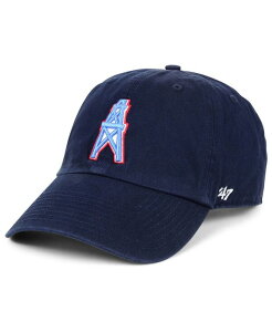 �y���������z 47�u�����h ���f�B�[�X �X�q �A�N�Z�T���[ Houston Oilers CLEAN UP Strapback Cap Navy