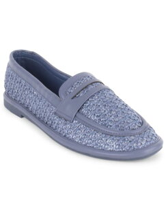�y���������z �^�n�� ���f�B�[�X �X���b�|���E���[�t�@�[ �V���[�Y Women's Meadow Slip-On Penny Loafers Denim Blue