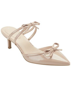 �y���������z �o���h���[�m ���f�B�[�X �X���b�|���E���[�t�@�[ �V���[�Y Women's Meggin Strappy Bows Slip-On Kitten Heel Pumps Natural Patent