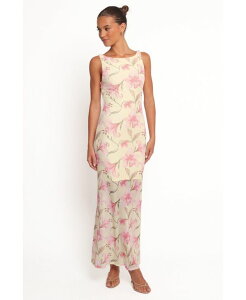 �y���������z Petal and Pup ���f�B�[�X �����s�[�X �g�b�v�X Women's Brissa Maxi Dress Yellow floral