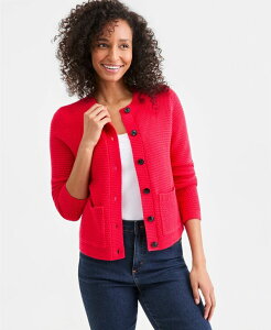 �y���������z �X�^�C���A���h�R�[ ���f�B�[�X �j�b�g�E�Z�[�^�[ �A�E�^�[ Women's Textured Cardigan Sweater Fresh Lipstick