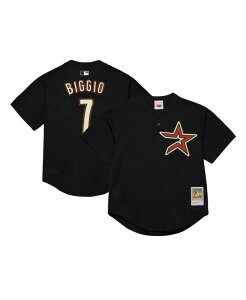 �y���������z �~�b�`�F��&�l�X �����Y �V���c �g�b�v�X Men's Craig Biggio Black Houston Astros Cooperstown Mesh Batting Practice Jersey Black