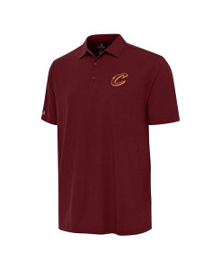 �y���������z �A���e�B�O�A �����Y �|���V���c �g�b�v�X Men's Wine Cleveland Cavaliers Era Polo Shirt Wine