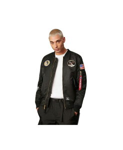 �y���������z �A���t�@�C���_�X�g���[�Y �����Y �W���P�b�g�E�u���]�� �A�E�^�[ Men's L-2B Apollo Gen II Flight Jacket Black