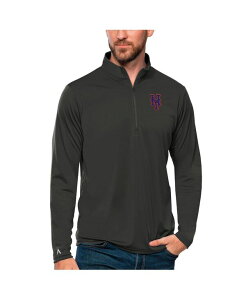�y���������z �A���e�B�O�A �����Y �p�[�J�[�E�X�E�F�b�g �A�E�^�[ Men's Charcoal New York Mets Tribute Quarter-Zip Pullover Top Charcoal