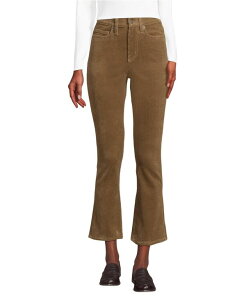 �y���������z �����Y�G���h ���f�B�[�X �J�W���A���p���c �{�g���X Women's High Rise Corduroy Kick Crop Pants Dark toffee