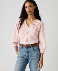 �y���������z ���[�o�C�X ���f�B�[�X �V���c �g�b�v�X Women's Phoebe V-Neck Top Crystal Pink
