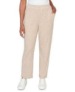 �y���������z �A���t���b�h �_�i�[ ���f�B�[�X �J�W���A���p���c �{�g���X Petite Straight Leg Pull-On Pants Fawn