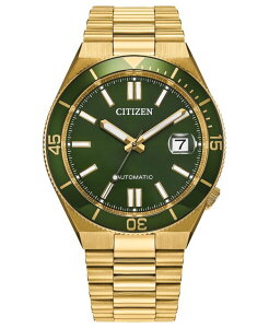 �y���������z �V�`�Y�� �����Y �r���v �A�N�Z�T���[ Men's Tsuyosa Shore Gold-Tone Stainless Steel Bracelet Watch 40mm Gold-tone