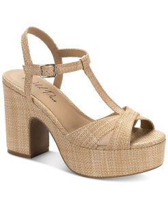 ���C���h �y�A�[ ���f�B�[�X �V���[�Y �T���_�� �v���b�g�t�H�[�� �q�[�� Wild Pair Jillien Platform Higheel Dressandals Exclusively at Macy's Natural