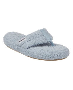 �A�C�\�g�i�[ ���f�B�[�X �V���[�Y �T���_�� �v���X�T�C�Y Isotoner Signature Women's Joey Cozy Plush Thong Slippers Blue Fog �u���[