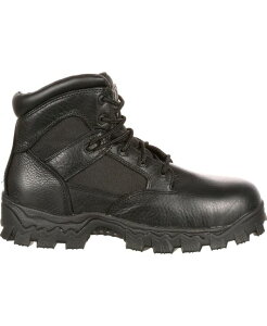 ���b�L�[ �����Y �V���[�Y �u�[�c�E���C���u�[�c ROCKY Men's AlphaForce Composite Toe Waterproof Duty Boot Black �u���b�N