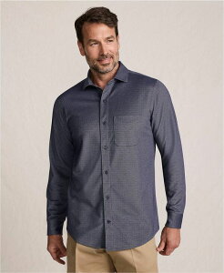 �����Y�G���h �����Y �g�b�v�X �V���c �I�b�N�X�t�H�[�h �g�[�� �j�b�g Lands' End Big & Tallong Sleeve Knitravel Kit Oxford Shirt Radiant navy birdseye �l�C�r�[