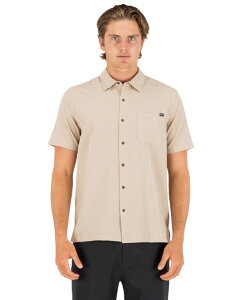 �n�[���[ �����Y �g�b�v�X �V���c ���� Hurley Men's Phantom Flow Rincon Short-Sleeve Shirt Khaki �J�[�L