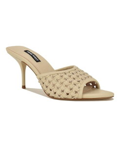 �i�C���E�F�X�g ���f�B�[�X �V���[�Y �X���b�|���E���[�t�@�[ �T���_�� Nine West Women's Kirela Woven Slip-On Stiletto Dressandals Ivory �A�C�{���[