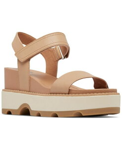 �\���� ���f�B�[�X �V���[�Y �T���_�� Sorel Women's Joanie IV Y-Strap Wedge Sandals Honest Beige/Bleached Ceramic �x�[�W��