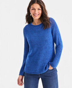 �X�^�C���A���h�R�[ ���f�B�[�X �A�E�^�[ �j�b�g�E�Z�[�^�[ Style & Co Women's Tape Yarn Roll Neck Sweater Macy's Exclusive Galaxy Blue �u���[
