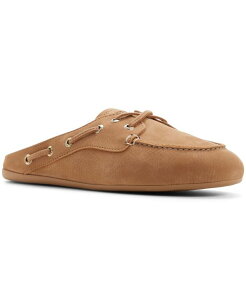 �X�y���[ ���f�B�[�X �V���[�Y �X���b�|���E���[�t�@�[ Sperry Women'slim Slip-On Boat Mules Flats Tan �^��