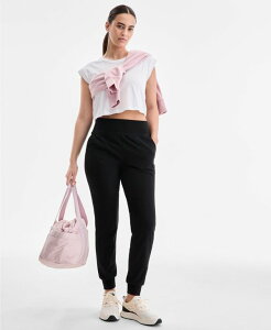 �C�f�I���M�[ ���f�B�[�X �{�g���X �J�W���A���p���c �A���N�� IDeology Women'studio Ankle Jogger Pants Macy's Exclusive Deep Black �u���b�N