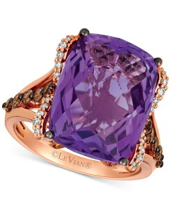 �� ���@�� ���f�B�[�X �A�N�Z�T���[ �����O Le Vian Grape Amethyst (9-3/4 ct.w.) & Diamond (5/8 ct.w.) Ring in 14k Rose Amethyst �O���[�v