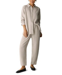 �G�C���[���t�B�b�V���[ ���f�B�[�X �{�g���X �J�W���A���p���c �A���N�� Eileen Fisher Women's Anklength Lantern Pants Dove