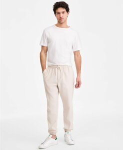 �T���X�g�[�� �����Y �{�g���X �J�W���A���p���c �W���K�[�p���c ���l�� Sun + Stone Men's Linen Blend Joggers Exclusively at Macy'stone Block �X�g�[��